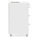 Armário de Banheiro 1 Porta 3 Gavetas 3386 Branco Bp - Politorno