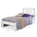 Cama de Solteiro Munique 100% Mdf 2102d1 Branco - Gabrielli Móveis