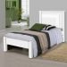 Cama de Solteiro Riviera 2492d1 Branco - Gabrielli Móveis