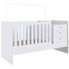Berço Cama com Cômoda Bb680 Branco - Completa Móveis