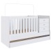 Berço Cama com Auxiliar Bb690 Branco - Completa Móveis