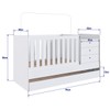Berço Cama com Auxiliar Bb690 Branco - Completa Móveis