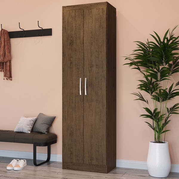 Armário Multiuso Ibiza 2 Portas 4 Prateleiras 4099 Amarula - Doripel