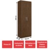 Armário Multiuso Ibiza 2 Portas 4 Prateleiras 4099 Amarula - Doripel