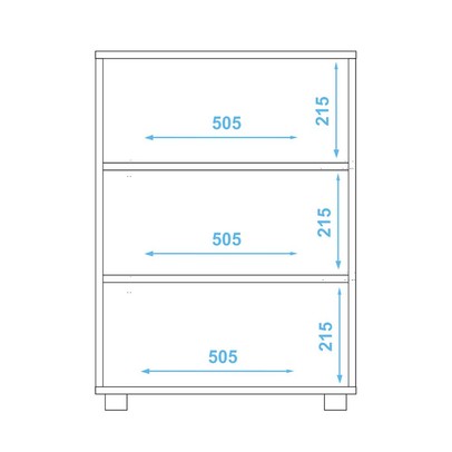 Armário Multiuso 2 Portas Bmu28 Branco - Brv Móveis