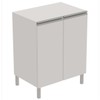 Armário de Cozinha 2 Portas Bmu33 Branco - Brv Móveis