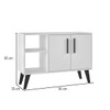Balcão Buffet 2 Portas Bpp 63 Branco - Brv
