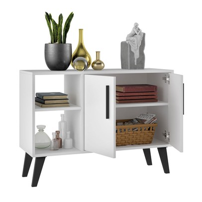 Balcão Buffet 2 Portas Bpp 63 Branco - Brv