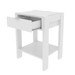 Mesa de Cabeceira 1 Gaveta com Tomada Az1016 Branco - Tecno Mobili