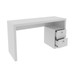 Mesa para Escritório 2 Gavetas Branco Me4130 - Tecno Mobili
