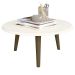 Mesa de Centro Redonda Brilhante 2075260 Off White - Bechara Móveis