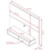 Painel para TV Até 43 Polegadas Eros Branco New - Notavel