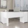 Mesa para Escritório 3 Portas 2 Gavetas Nt 2005 Branco New - Notavel