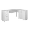 Mesa para Escritório 3 Portas 2 Gavetas Nt 2005 Branco New - Notavel