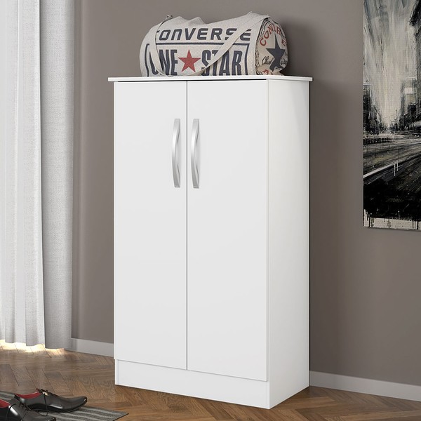 Sapateira 2 Portas Alaska Branco New - Notavel