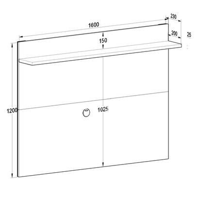 Painel para TV Até 50 Polegadas Benevello 2035 Branco - Quiditá Móveis