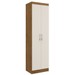 Armário Multiuso Ibiza 2 Portas 4 Prateleiras 4099 Off White/Nogueira - Doripel