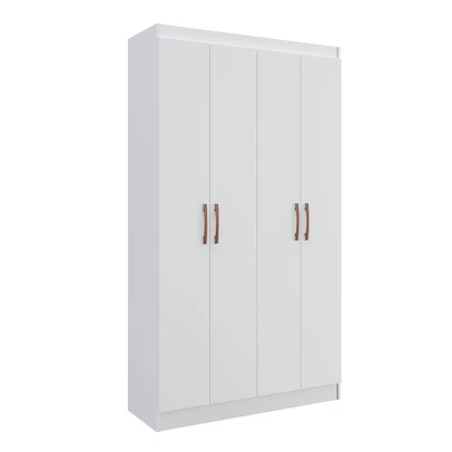 Armário Multiuso Dueto 4 Portas 8 Prateleiras Branco - Doripel