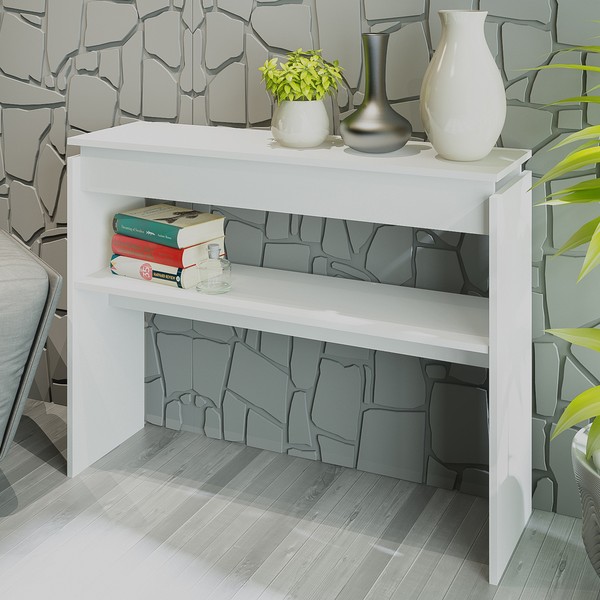 Aparador Buffet Creta com Prateleira Branco - Artely