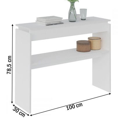 Aparador Buffet Creta com Prateleira Branco - Artely