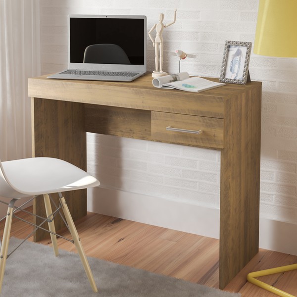 Mesa Escrivaninha Cooler 1 Gaveta Pinho - Artely