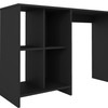 Mesa Escrivaninha Matrix 4 Nichos Preto - Artely
