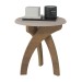 Mesa de Canto 100% Mdf Jade Off White C/Pinho - Artely