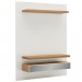 Painel para TV Até 55 Polegadas 100% Mdf com Led 2 Gavetas Tb106e Off White/Freijó - Dalla Costa