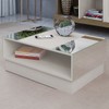 Mesa de Centro Detroit com Espelho Off White - Artely