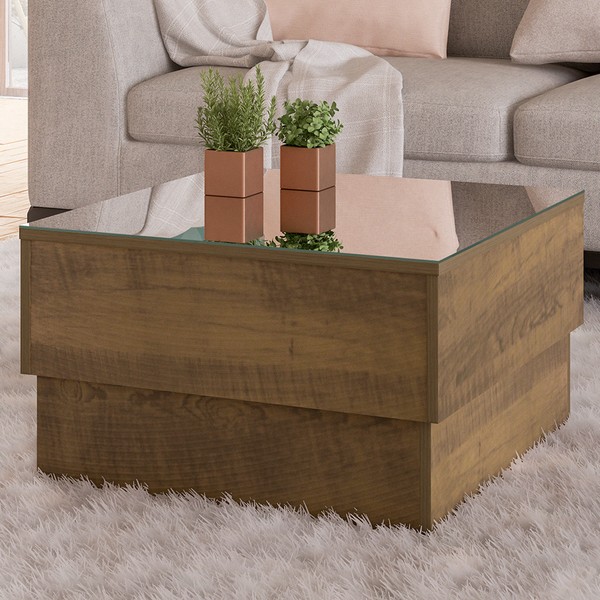 Mesa de Centro Parati com Espelho Pinho - Artely