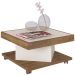 Mesa de Centro Saara Pinho/Off White - Artely
