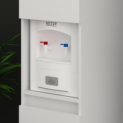 Armário de Cozinha para Bebedouro 2 Portas Bl3312 Branco - Tecno Mobili