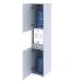 Armário de Cozinha para Bebedouro 2 Portas Bl3312 Branco - Tecno Mobili