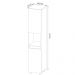 Armário de Cozinha para Bebedouro 2 Portas Bl3312 Branco - Tecno Mobili