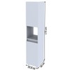 Armário de Cozinha para Bebedouro 2 Portas Bl3312 Branco - Tecno Mobili