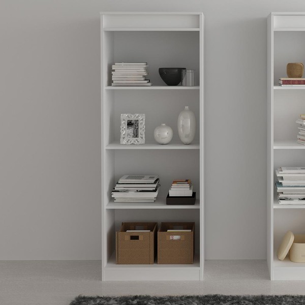 Estante para Livros 3 Prateleiras Me4150 Branco - Tecno Mobili