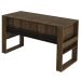 Mesa para Escritório Me4146 Nogal/Preto - Tecno Mobili