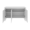 Armário para Escritório Horizontal 3 Portas Me4147 Branco - Tecno Mobili