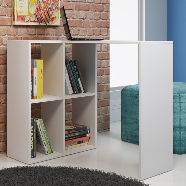 Mesa Escrivaninha Bc 42-06 Branco - Brv Móveis