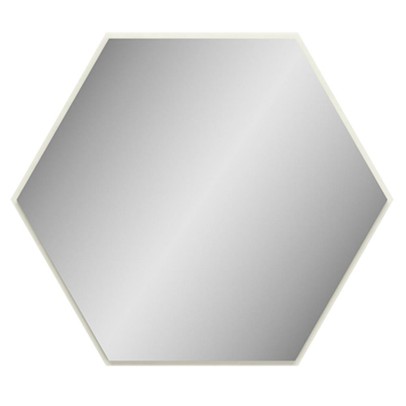 Espelho Hexágono 100% Mdf Es1 34,5 Cm Of White - Dalla Costa