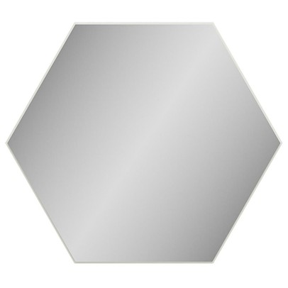 Espelho Hexágono 100% Mdf Es3 69 Cm Of White - Dalla Costa