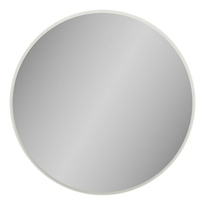 Espelho Redondo 100% Mdf Es9 30 Cm Of White - Dalla Costa
