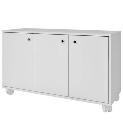 Balcão Buffet 3 Portas Bho 25-06 Branco - Brv Móveis