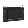 Painel para TV Até 60 Polegadas Slim Preto C/ Suporte para TV - Artely