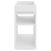 Mesa de Canto Olivia 3 Nichos Branco - Artely