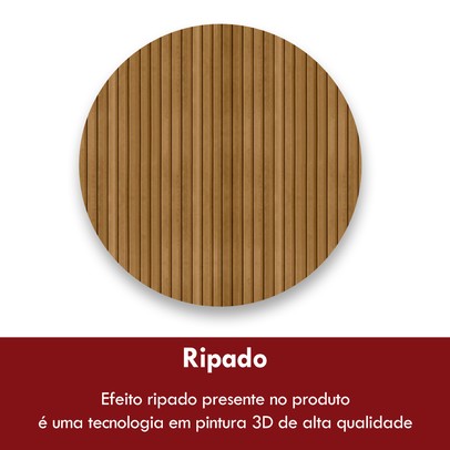 Painel para TV Até 42 Polegadas Cine Flex C/ Suporte para TV Off White/Pinho/Ripado - Artely