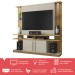 Estante para TV Até 60 Polegadas York com Led Cinamono/Off White - Bechara Móveis