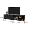 Rack para TV Até 50 Polegadas 1 Porta 3 Nichos Br 51 Preto/Pinus Claro - Brv