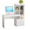 Mesa para Computador Flex 2 Gavetas Nt2010 Branco/Rosa - Notavel