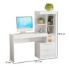 Mesa para Computador Flex 2 Gavetas Nt2010 Branco/Rosa - Notavel